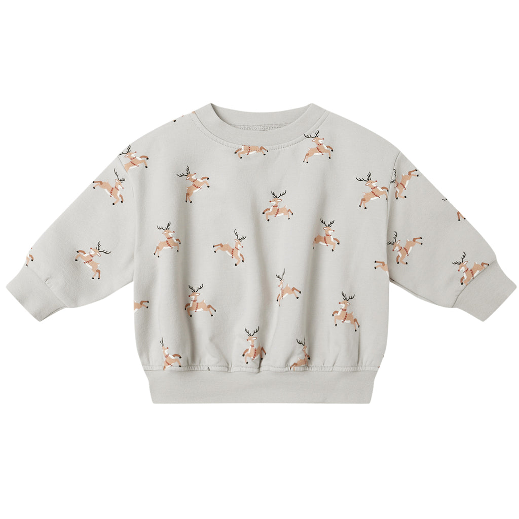 Relaxed Fleece Sweatshirt - Reindeer