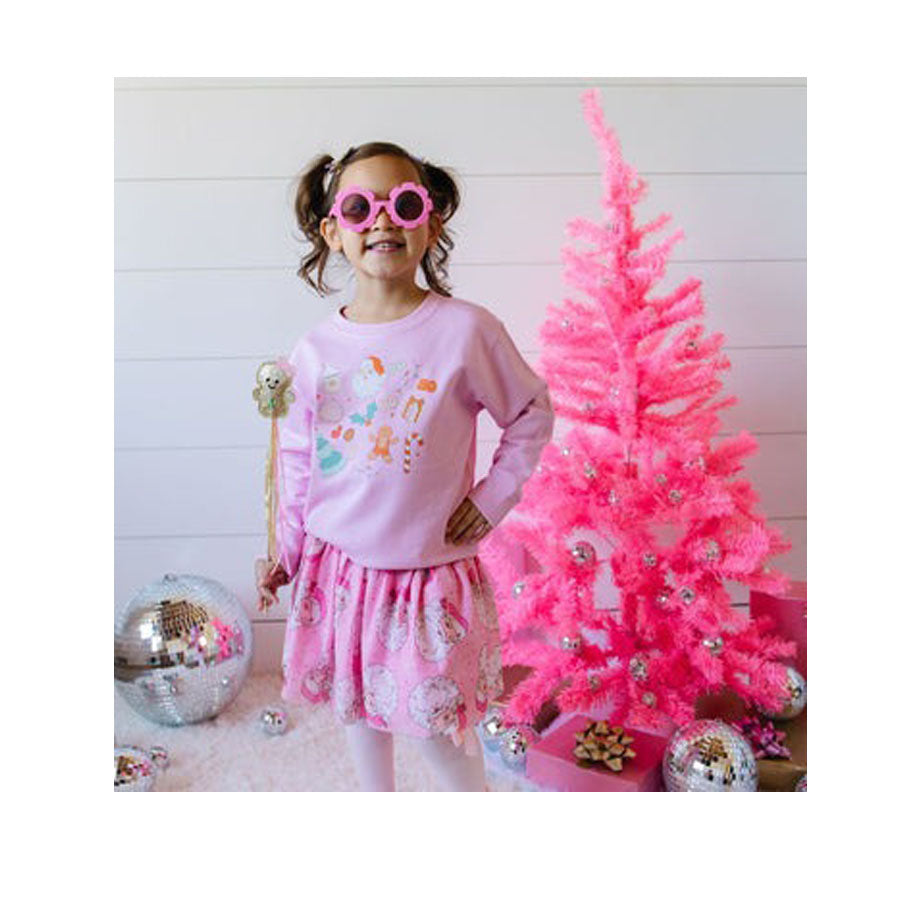 Retro Santa Christmas Tutu-DRESSES & SKIRTS-Sweet Wink-Joannas Cuties