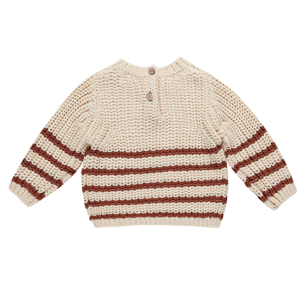 Rex Sweater - Cranberry Stripe