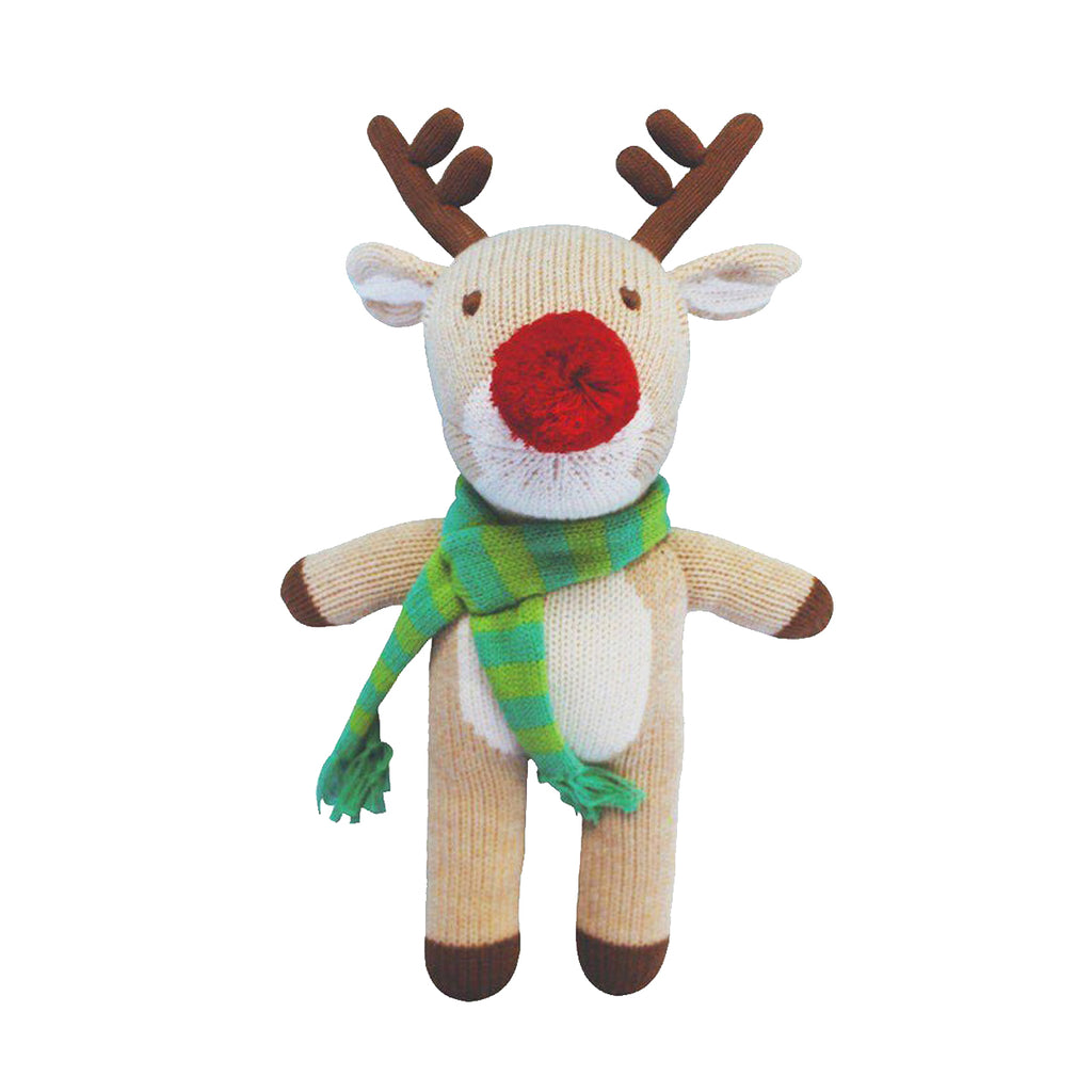 Rooney the Reindeer Knit Doll-SOFT TOYS-Zubels-Joannas Cuties