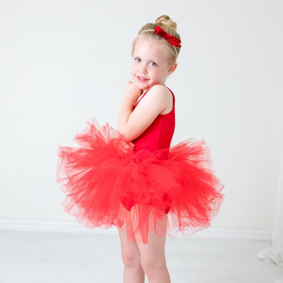 Ruby Red Velvet Bow Headband-HEADBANDS-Mila & Rose-Joannas Cuties