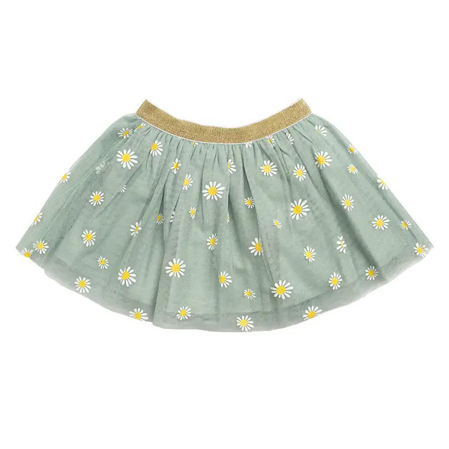 Sage Daisy Tutu - Dress Up Skirt - Kids Spring Tutu-DRESSES & SKIRTS-Sweet Wink-Joannas Cuties