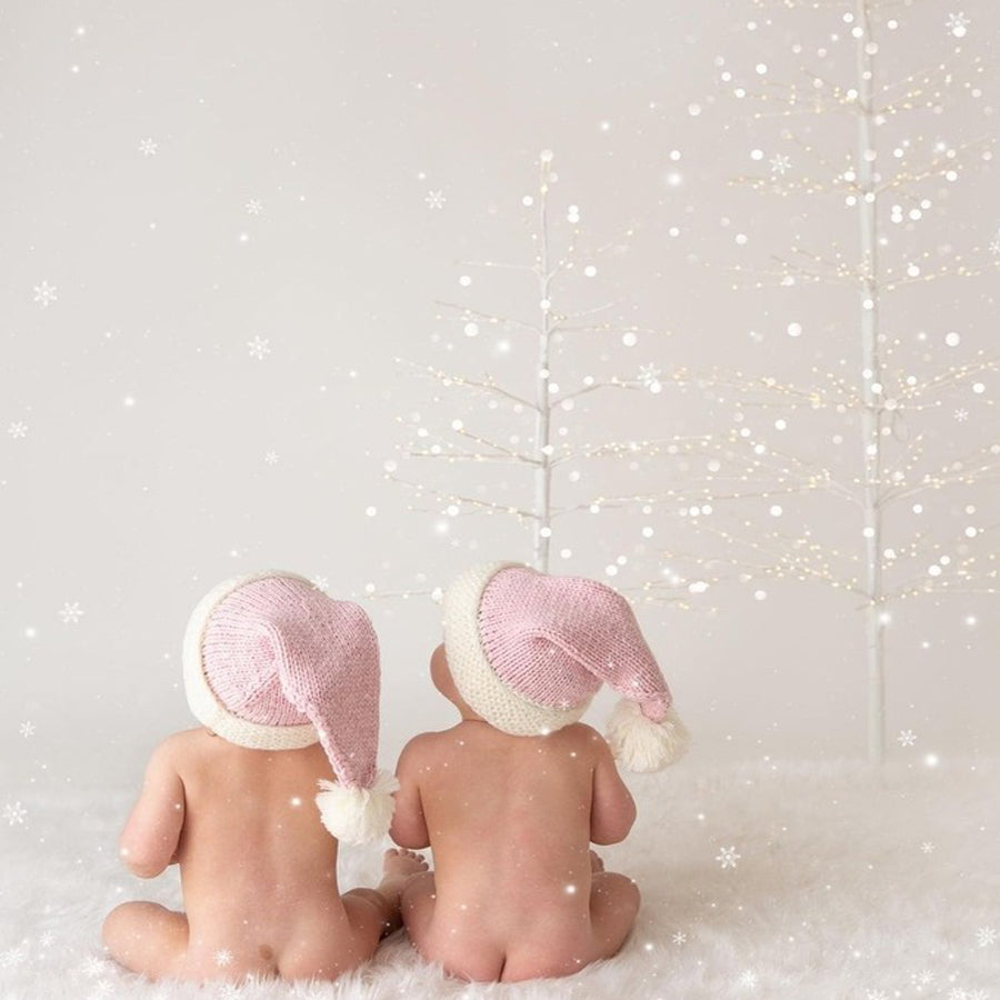 Santa Pink Sparkle Stocking Hat-HATS & SCARVES-Huggalugs-Joannas Cuties