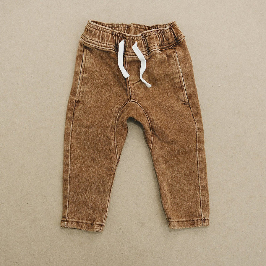 Sawyer Jeans - Brown-BOTTOMS-Olive + Scout-Joannas Cuties