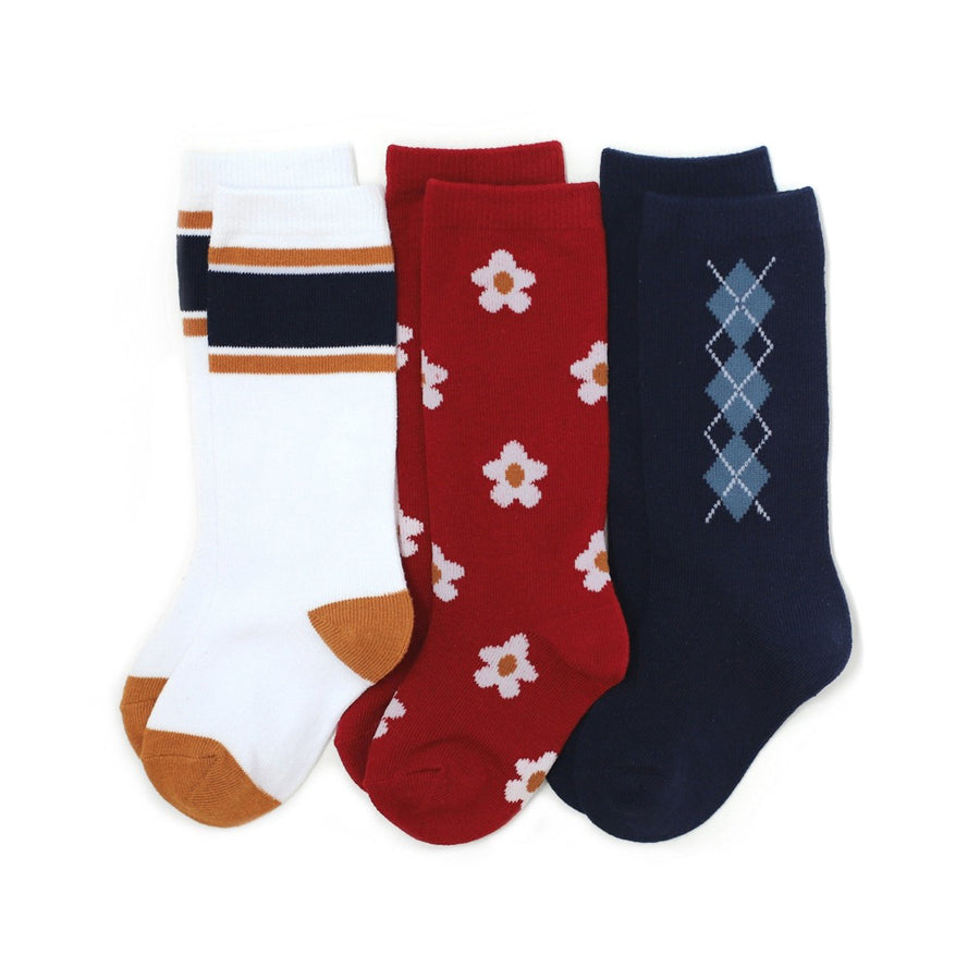 School Girl Knee High Sock 3-Pack-SOCKS, TIGHTS & LEG WARMERS-Little Stocking Co.-Joannas Cuties