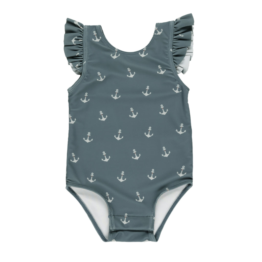 Scoop Back One-Piece - Anchors