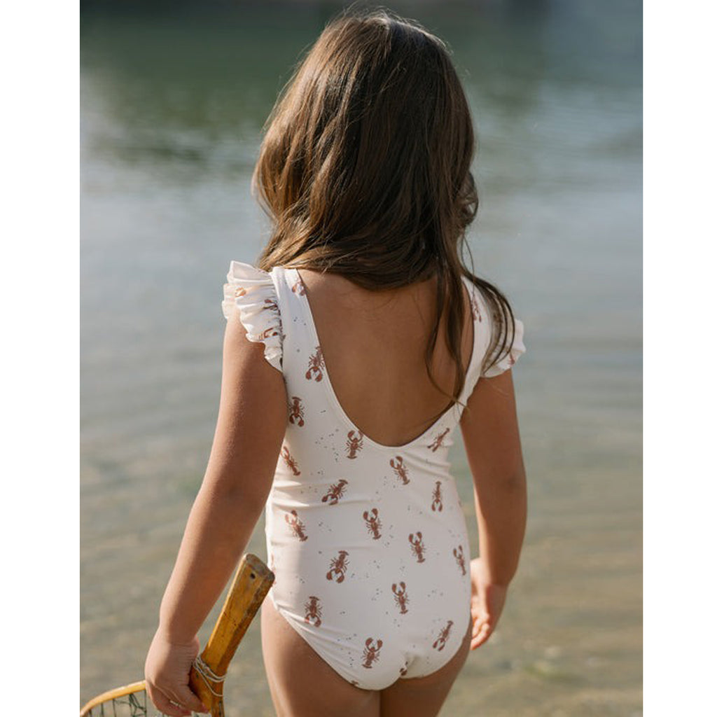 Scoop Back One-Piece - Lobsters