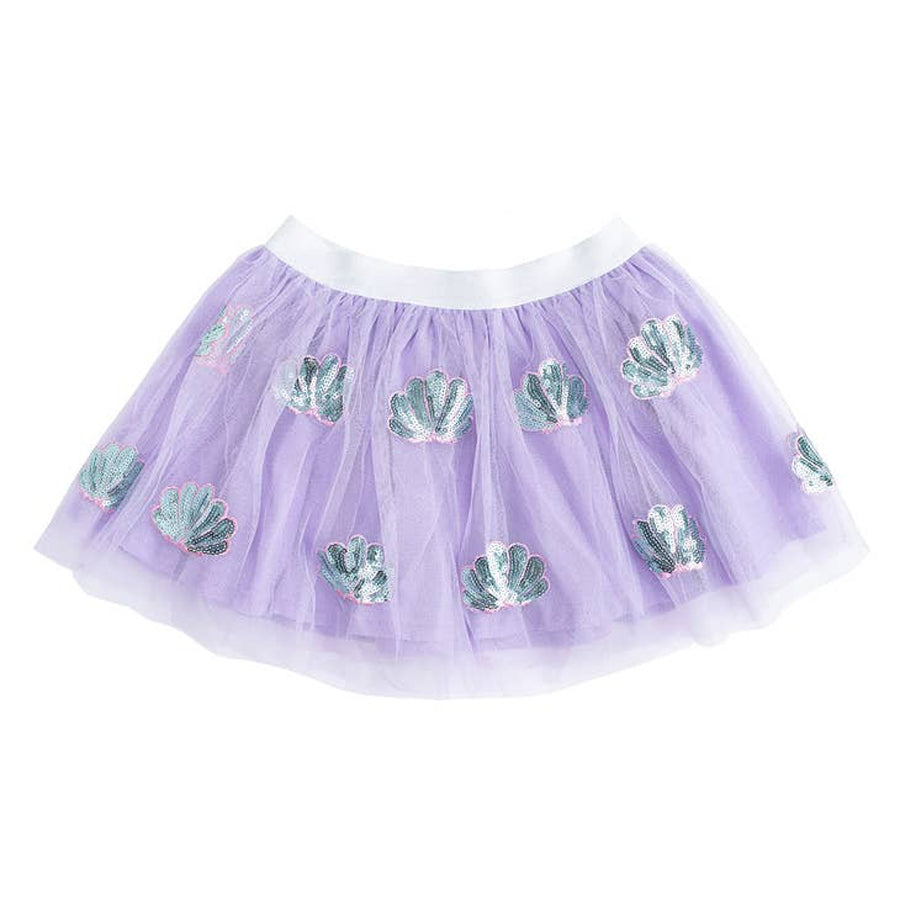 Seashell Tutu - Dress Up Skirt - Kids Summer Tutu-DRESSES & SKIRTS-Sweet Wink-Joannas Cuties