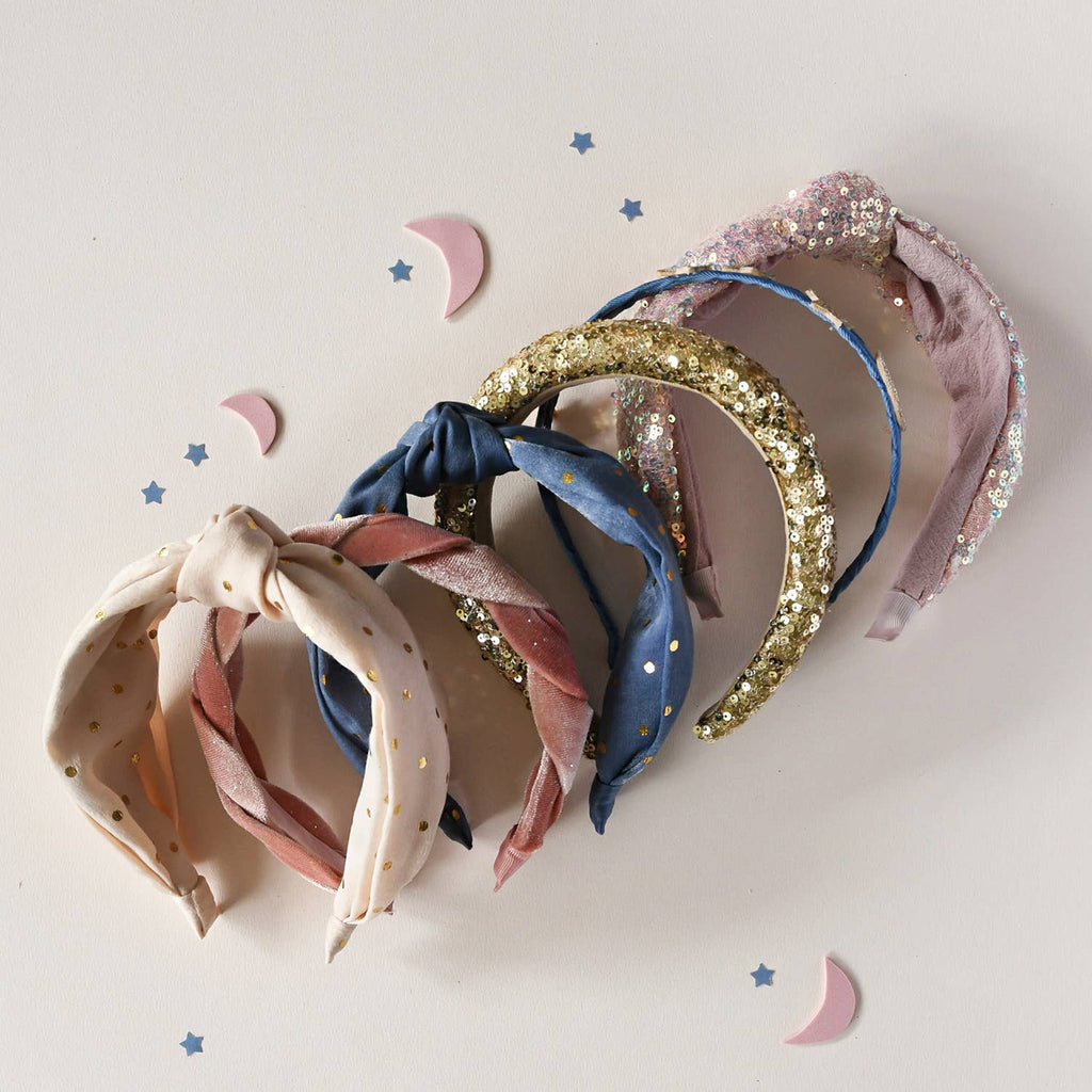 Sequin Knotted Headband-Rockahula Kids-Joannas Cuties