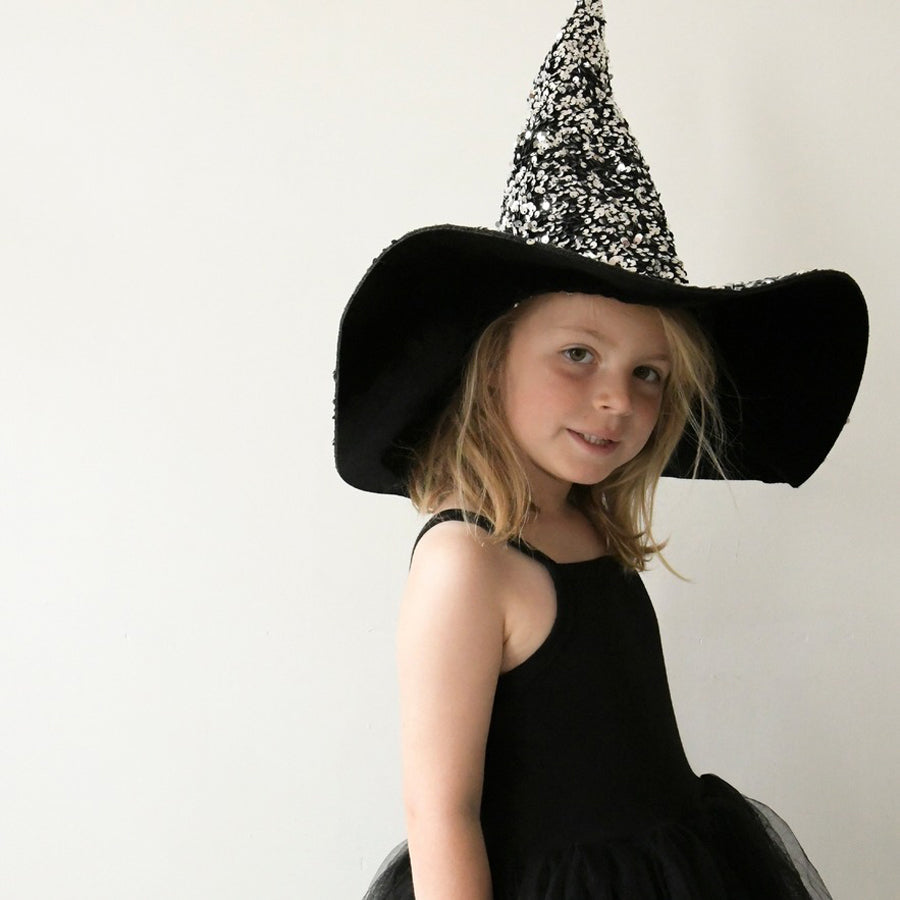 Sequin Velvet Witches Hat-HATS & SCARVES-Rockahula Kids-Joannas Cuties