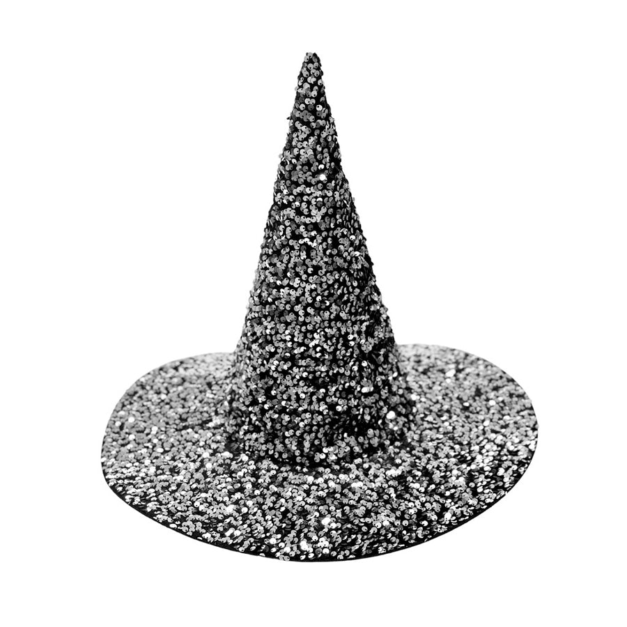 Sequin Velvet Witches Hat