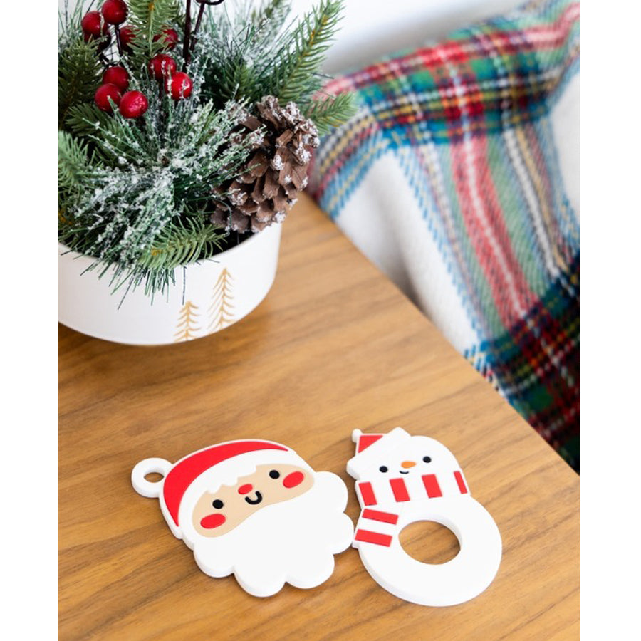 Silicone Christmas Teether - Santa-TEETHERS-Pearhead-Joannas Cuties