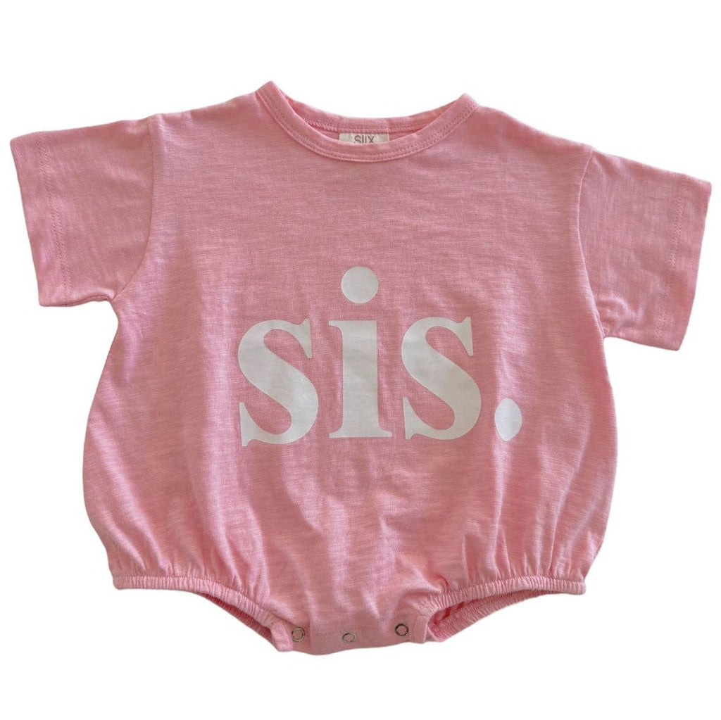 SIS Pink / Organic Graphic T-Shirt Bubble