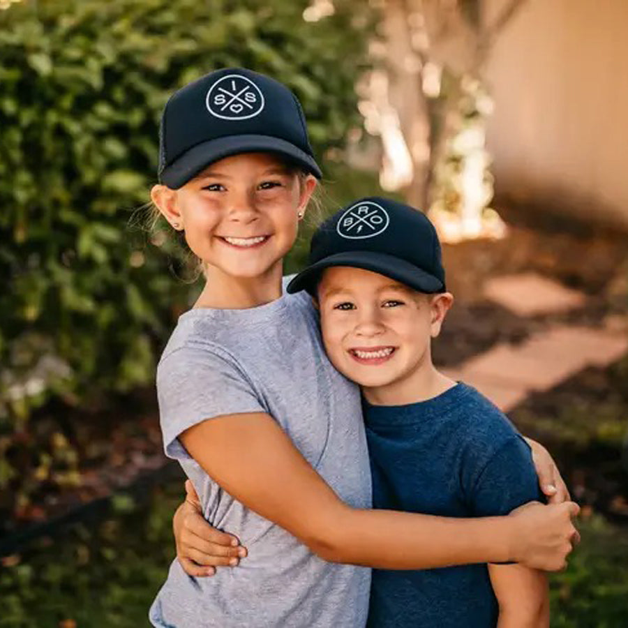 Sis X Trucker Hat - Toddler-SUN HATS-Tiny Trucker Co.-Joannas Cuties