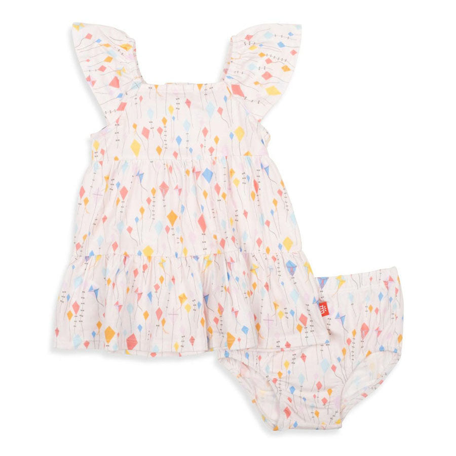 Sky's The Limit Modal Magnetic Little Baby Dress + Diaper Cover Set-DRESSES & SKIRTS-Magnetic Me-Joannas Cuties