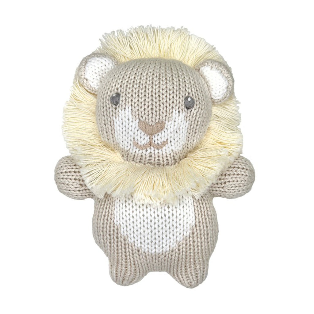 Snookie the Lion Cub Knit Zubaby Doll-RATTLES-Zubels-Joannas Cuties