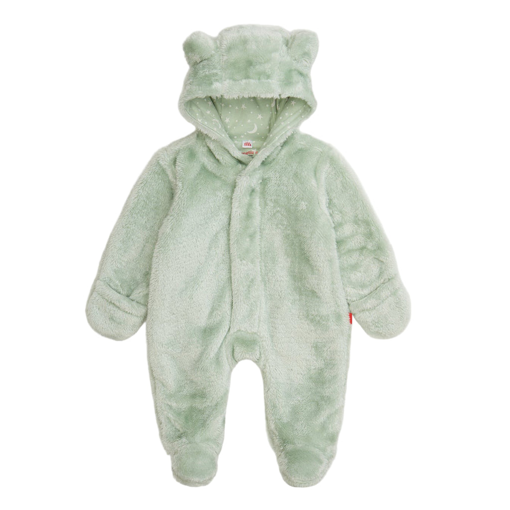 Soft Spruce Minky Magnetic Pram