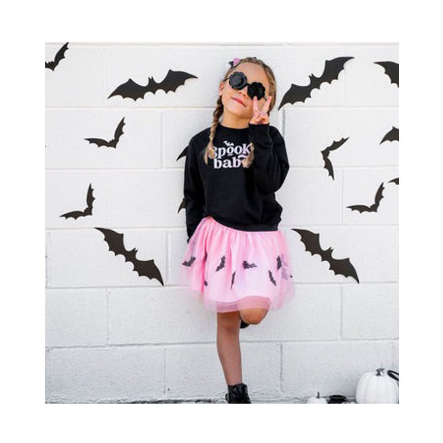 Spooky Babe Halloween Sweatshirt - Black-SWEATSHIRTS & HOODIES-Sweet Wink-Joannas Cuties