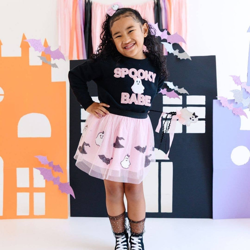 Spooky Babe Sequin Halloween Tutu