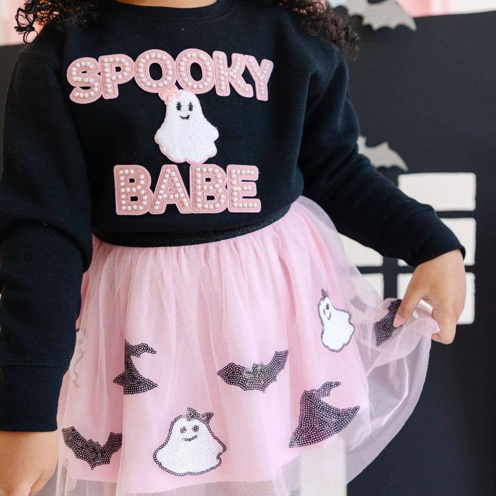 Spooky Babe Sequin Halloween Tutu