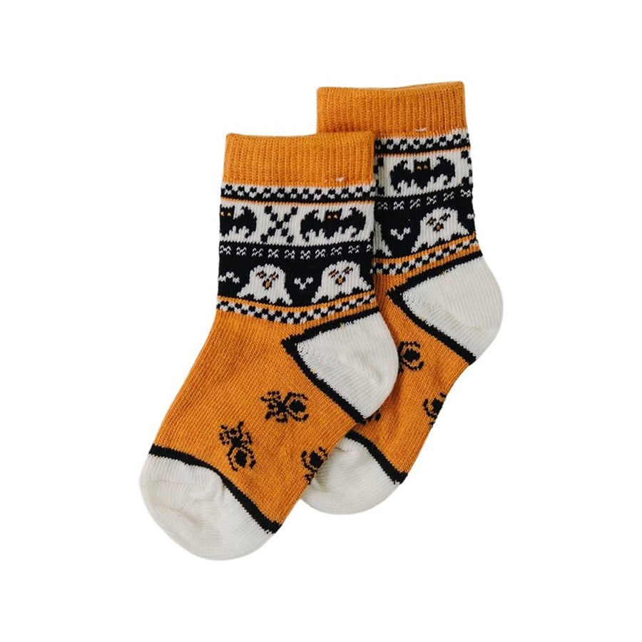 Spooky Knit Socks-SOCKS, TIGHTS & LEG WARMERS-Olivia J-Joannas Cuties