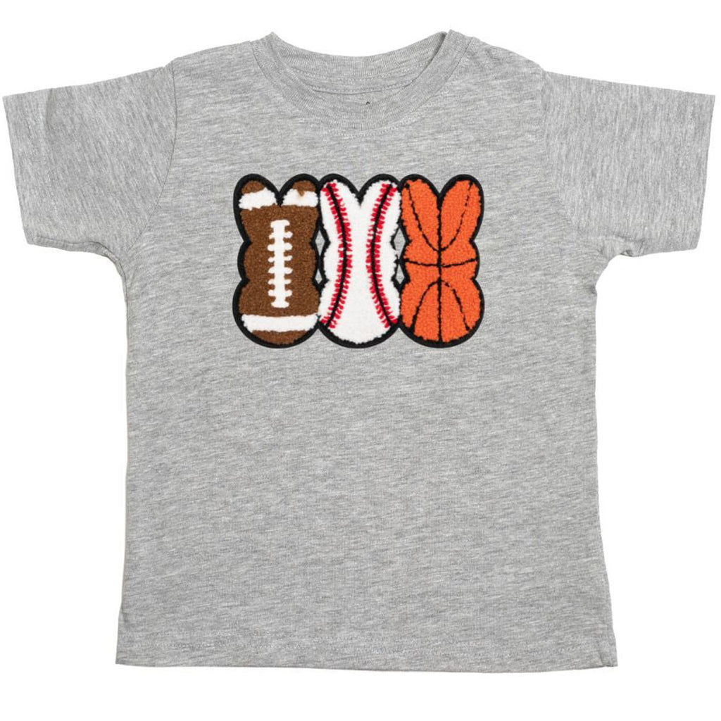 Sports Peeps Patch Easter Short Sleeve T-Shirt