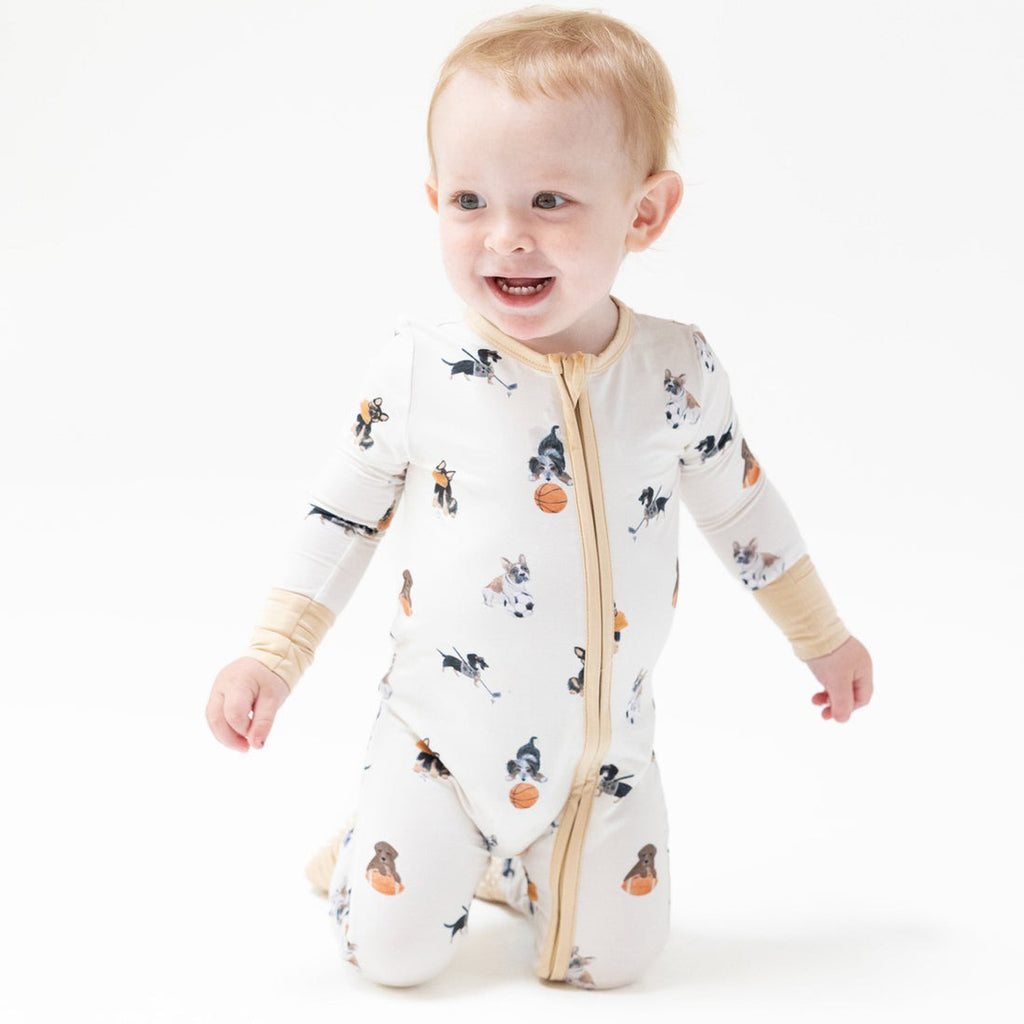 Sporty Puppies - Convertible Romper