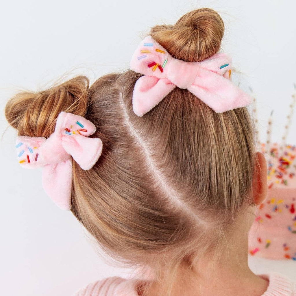 Sprinkle Bow Clip Set