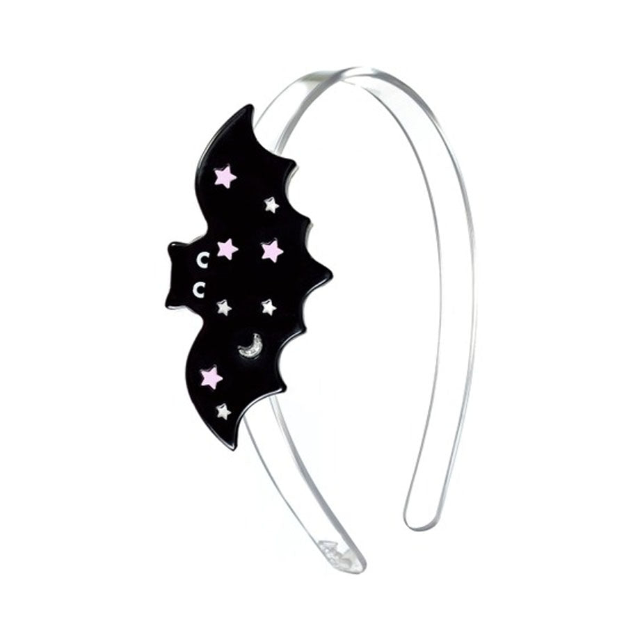 Starry Bat Black Headband-HEADBANDS-Lilies & Roses-Joannas Cuties