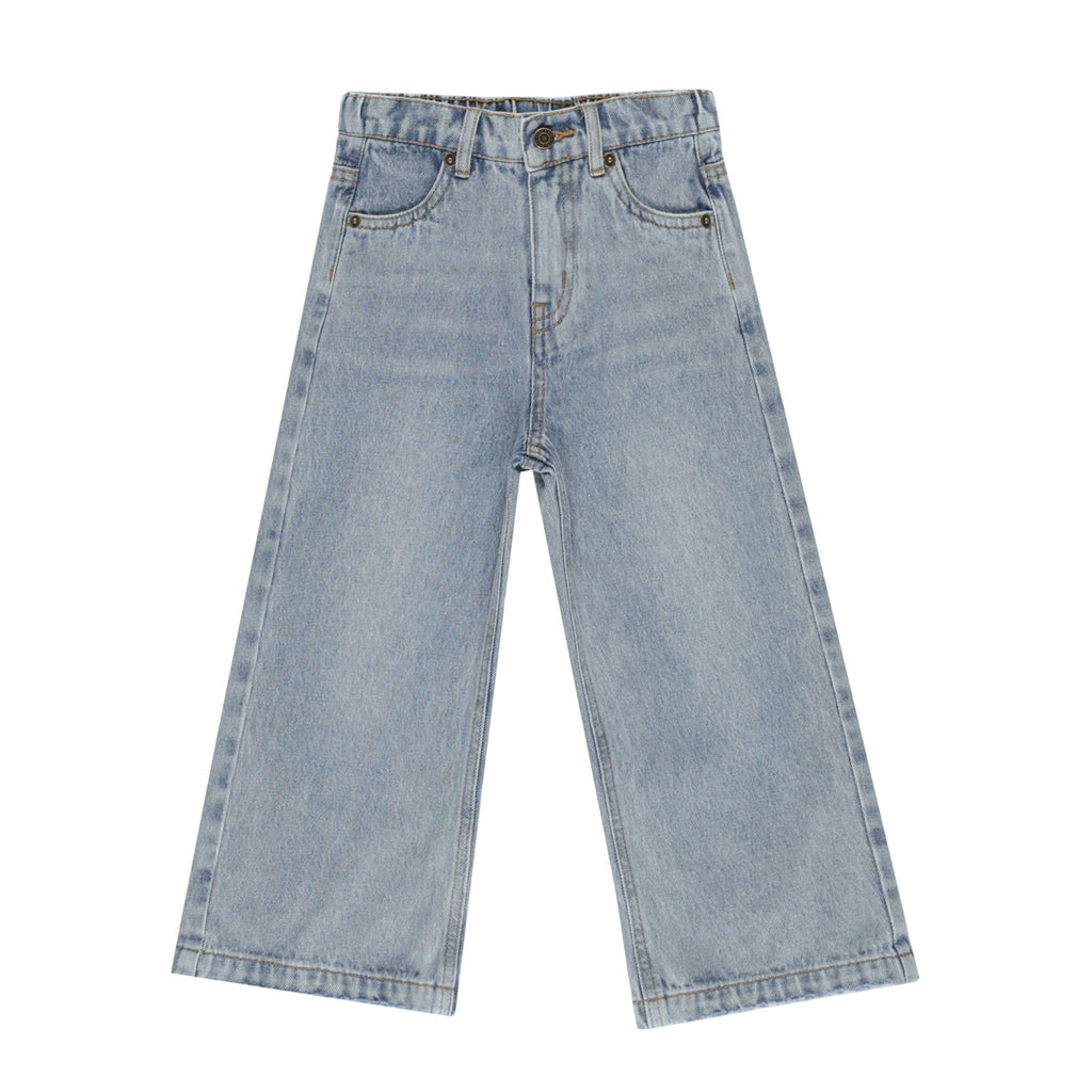 Straight Leg Pant - Light Washed Denim