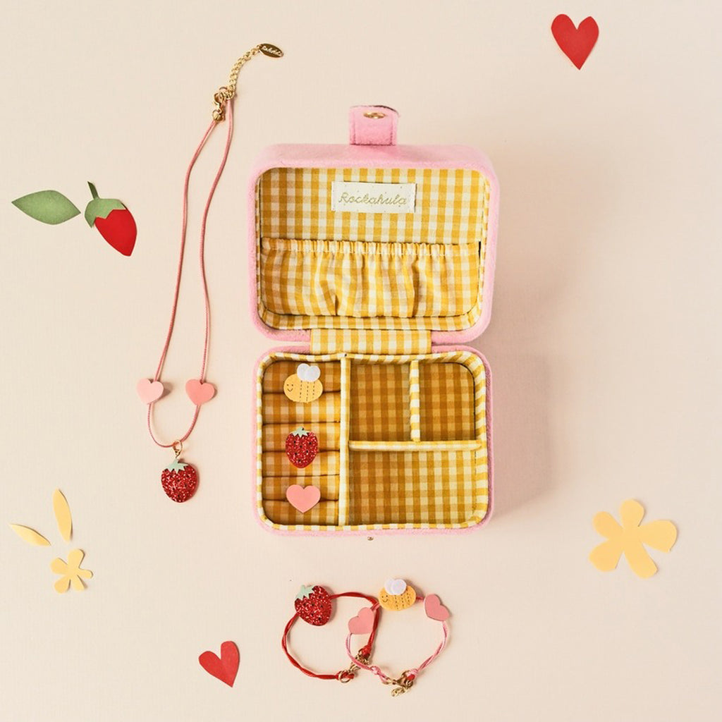 Strawberry Jewelry Box-JEWELRY-Rockahula Kids-Joannas Cuties