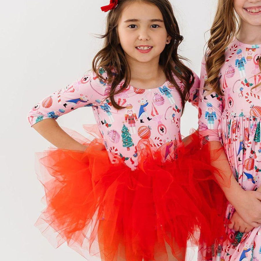 Sugarplum Fairy 3/4 Tutu Leotard-DRESSES & SKIRTS-Mila & Rose-Joannas Cuties