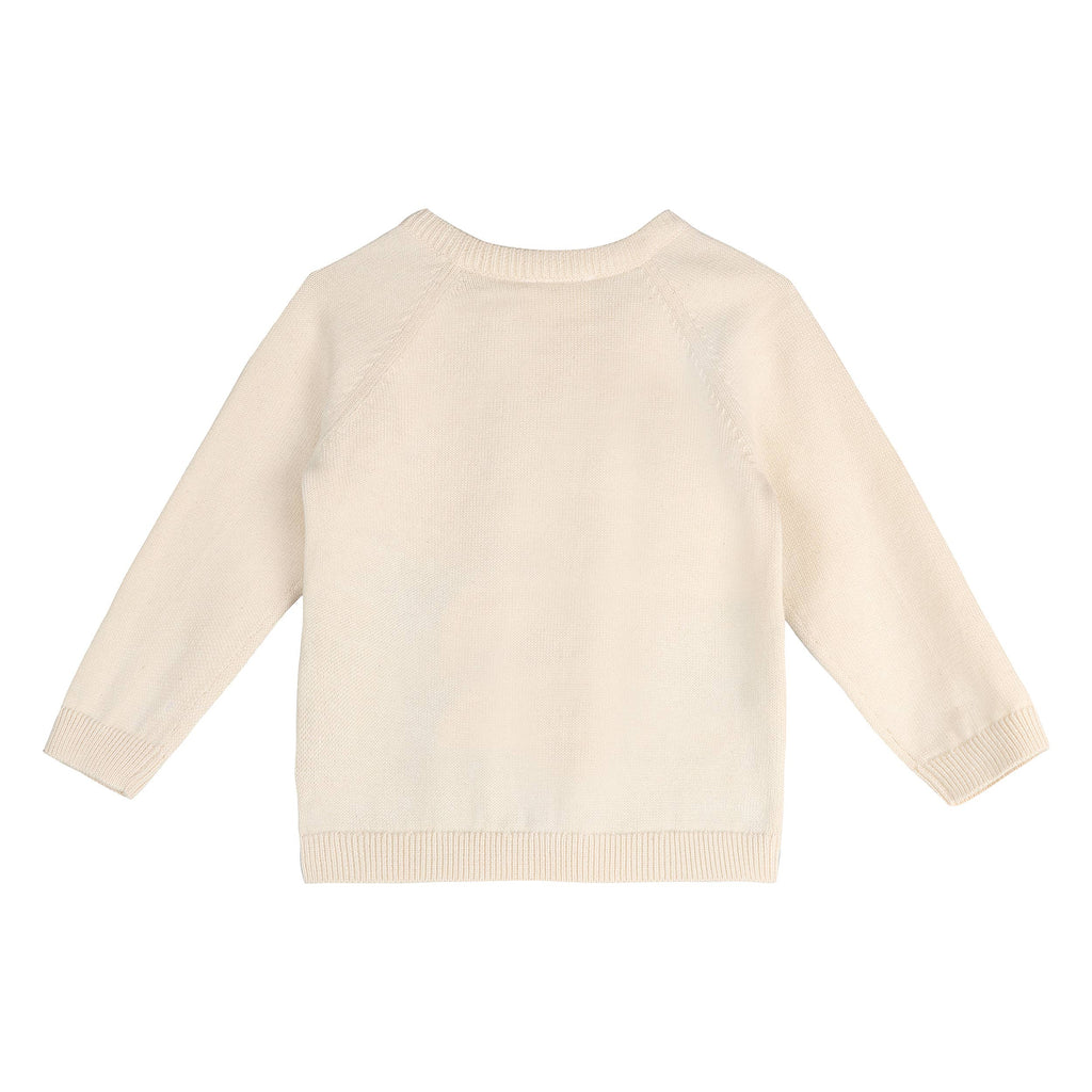 Surfs Up Jacquard Knit Baby Pullover