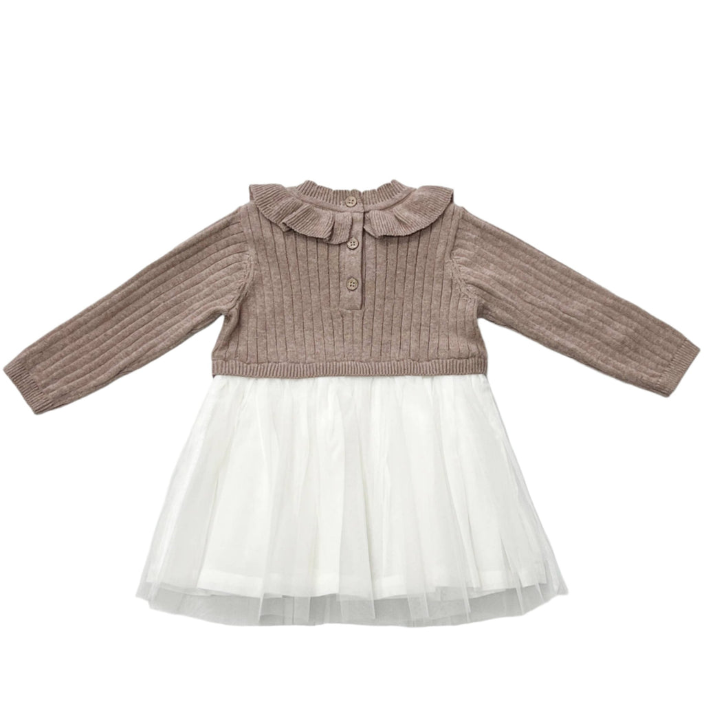 Sweater Knit Top & Tutu Combo Baby Dress