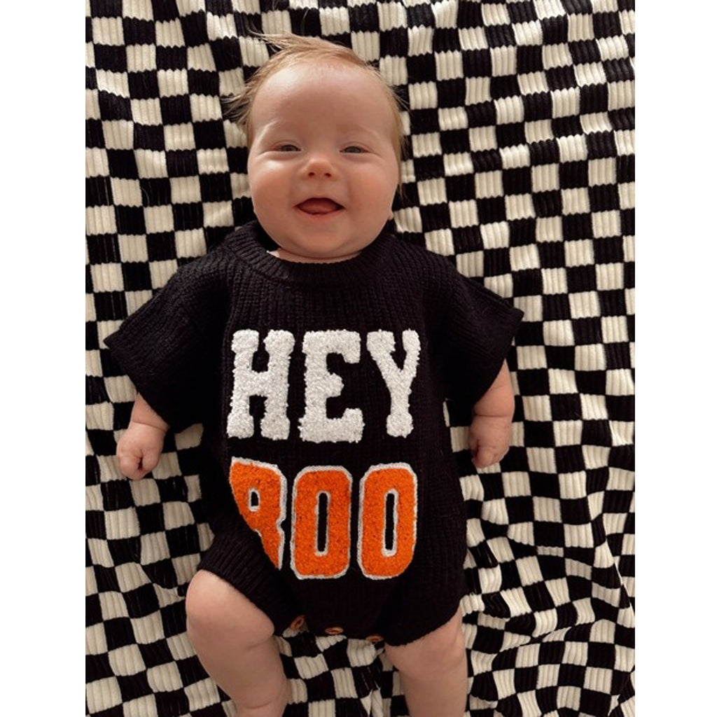 Sweater Romper - Hey Boo