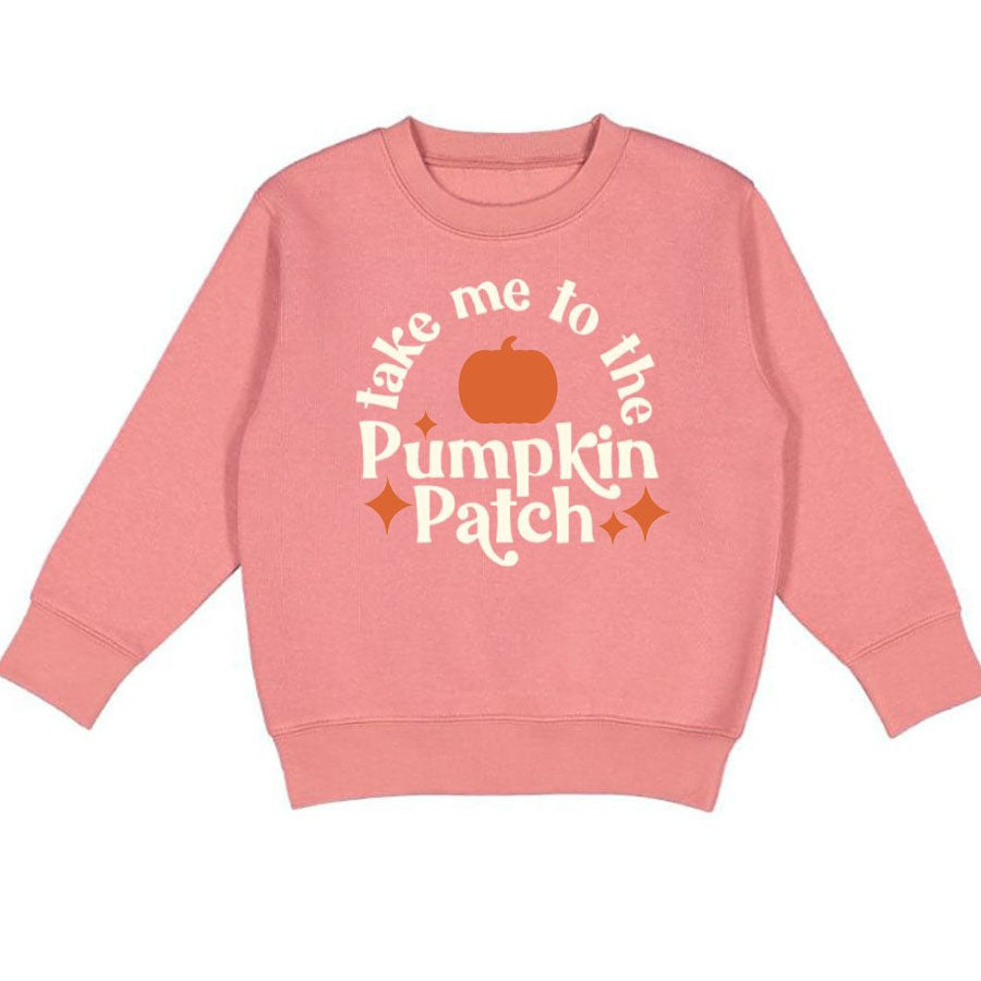 Take Me To The Pumpkin Patch Sweatshirt - Dusty Rose-SWEATSHIRTS & HOODIES-Sweet Wink-Joannas Cuties