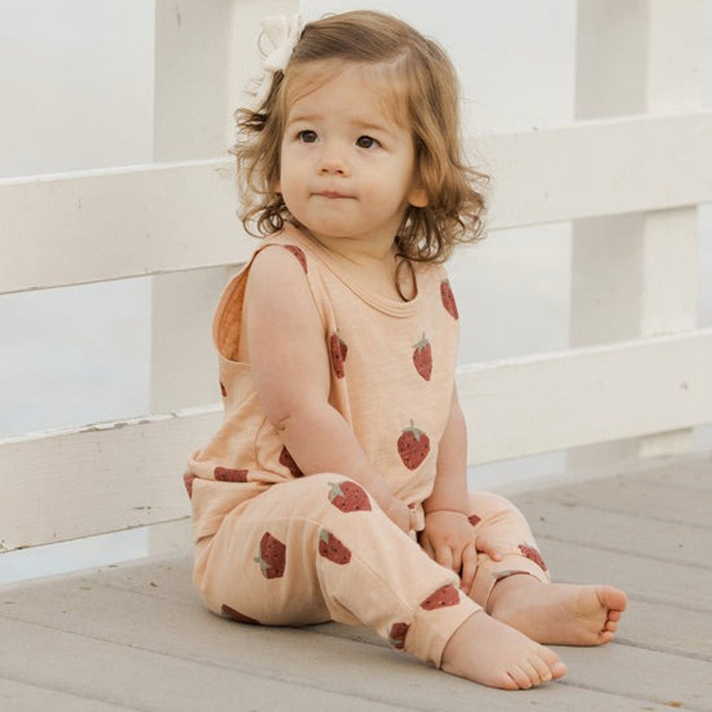 Tank + Slouch Pant Set - Strawberries