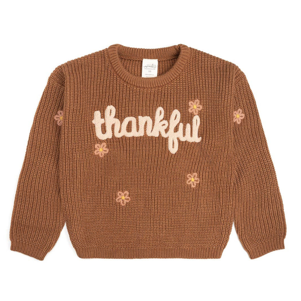 Thankful Thanksgiving Knit Sweater