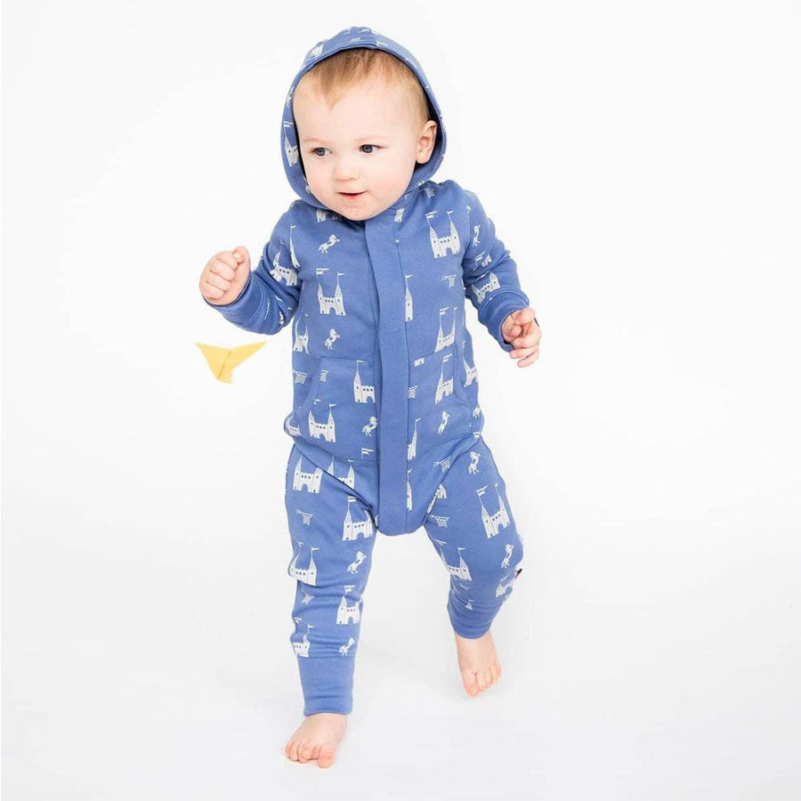 The Balmoral Of The Story Organic Cotton Magnetic Hooded Coverall-OVERALLS & ROMPERS-Magnetic Me-Joannas Cuties