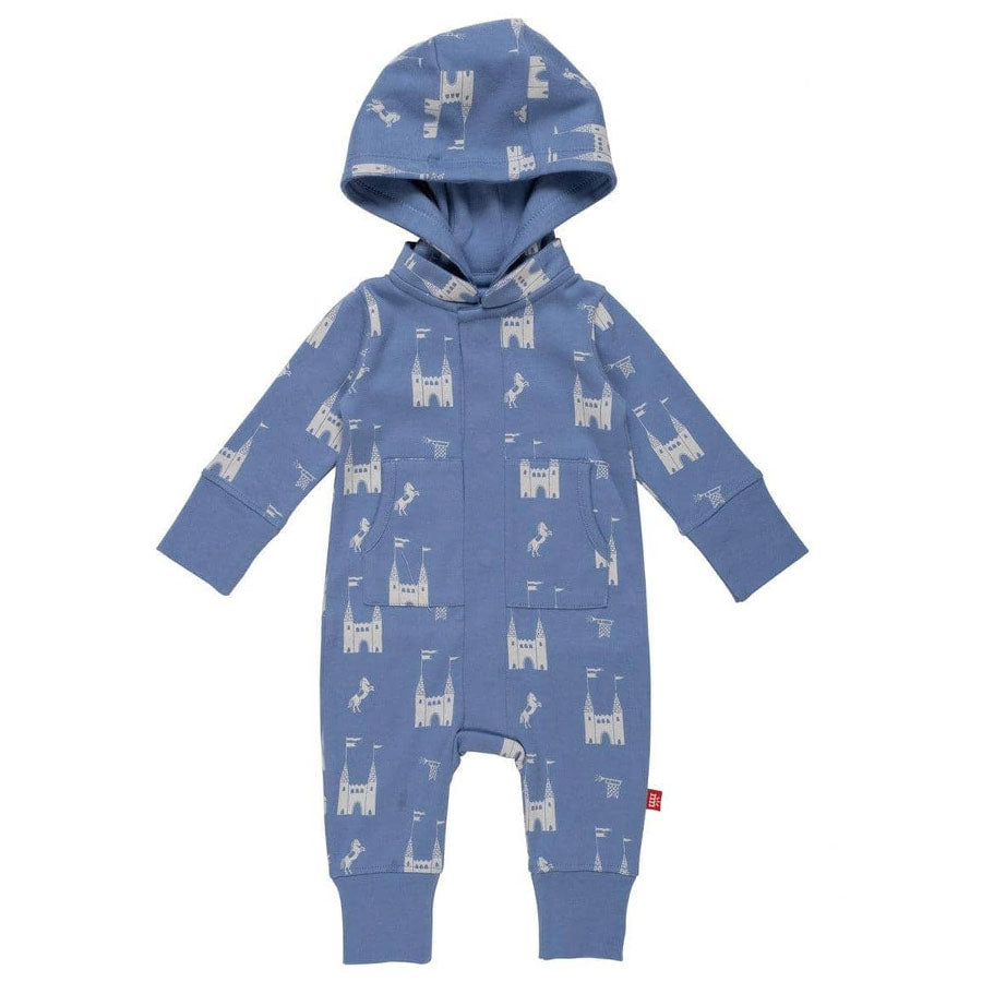 The Balmoral Of The Story Organic Cotton Magnetic Hooded Coverall-OVERALLS & ROMPERS-Magnetic Me-Joannas Cuties
