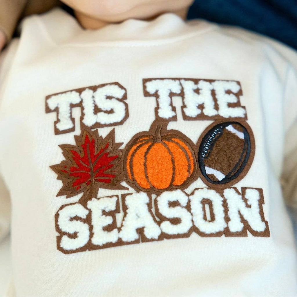 Tis The Season Pumpkin Patch Long Sleeve Romper - Fall Baby