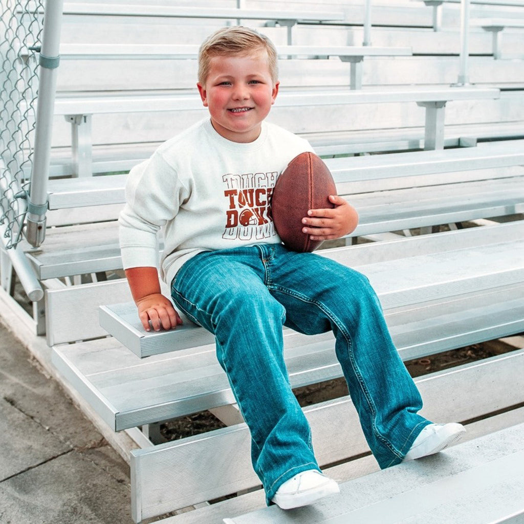 Touchdown Echo Sweatshirt - Game Day Kids Crewneck