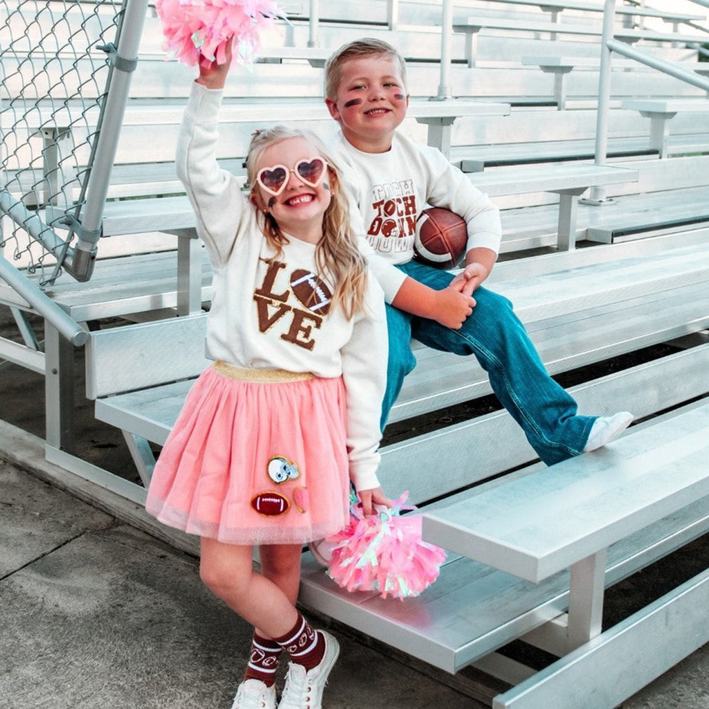 Touchdown Echo Sweatshirt - Game Day Kids Crewneck