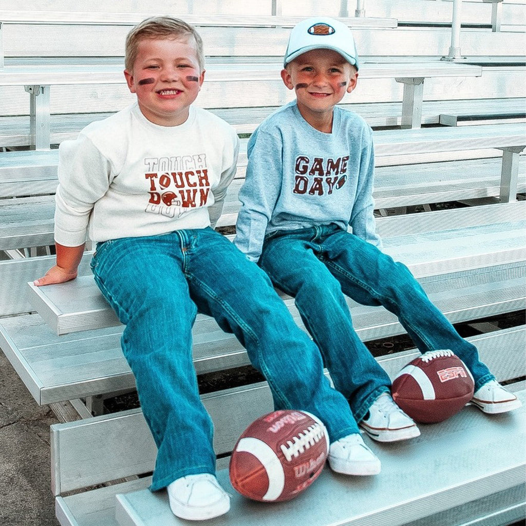 Touchdown Echo Sweatshirt - Game Day Kids Crewneck