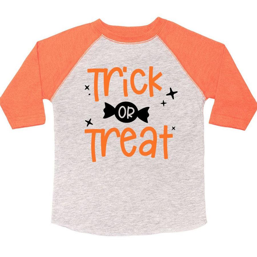 Trick Or Treat Halloween 3/4 Shirt-TOPS-Sweet Wink-Joannas Cuties