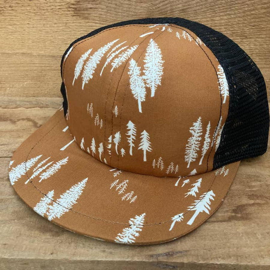 Trucker Hat Trees Neutral-SUN HATS-Blowfish Designs-Joannas Cuties