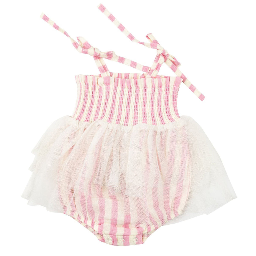 Organic Tutu Bubble - Pink Stripe-DRESSES & SKIRTS-Angel Dear-Joannas Cuties