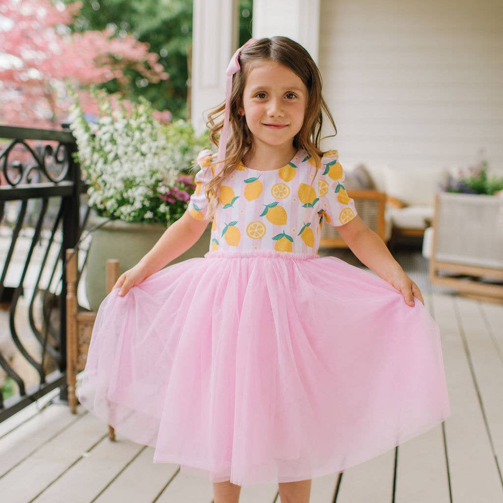 tulle skirts and dresses Tutu Puff Dress in Lemonade