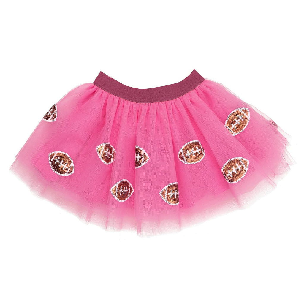 Tutu Skirt - Footballs Pink