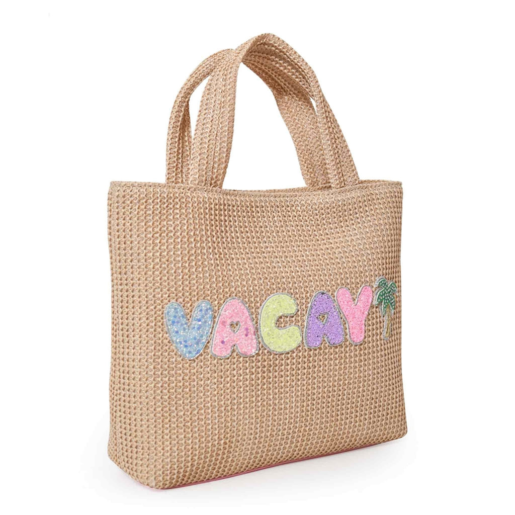 Vacay Straw Mini Tote Bag